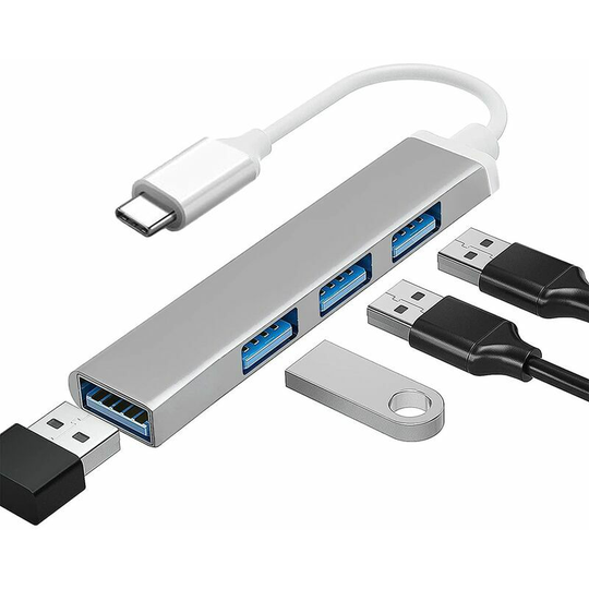 Monly - Port usb c Hub usb Type c to usb 3.0 Hub Adapter Compatible with Macbook, Mac Pro/Mini, iMac, Surface Pro, xps, Notebook pc, usb Flash