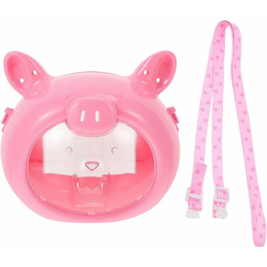 Hamster Carrier Portable Hamster Cage Habitat, Pink