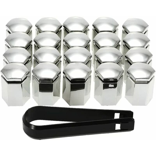 Set of 20Pcs 17mm Car Wheel Nut Bolt Cap Covers Plastic for - Muff