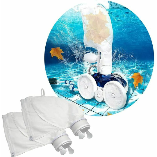 2 Pack Pool Cleaning Bag with Replacement Filter for Polaris 280/480,T-Audace