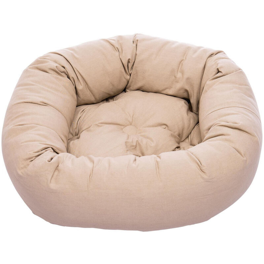 Smart Donut Pet Bed (Small) (Sand) - Sand - Dog Gone