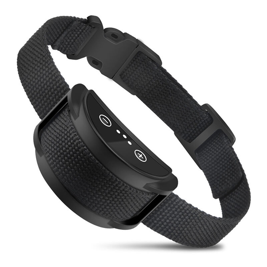 Tinor - Dog Anti Bark Collar, Anti Runaway Collar with Capsule, Rechargeable Electric Collar, Automatic Training Collar 5 Vibration Levels Rain Snow