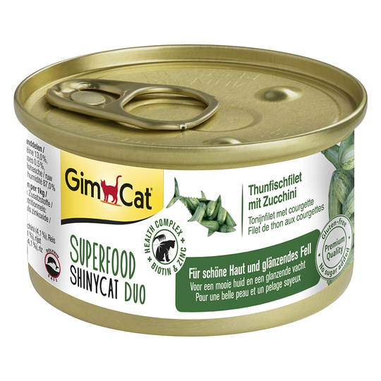 GimCat Superfood ShinyCat Duo 6 x 70g - Mixed Pack: 4 Varieties
