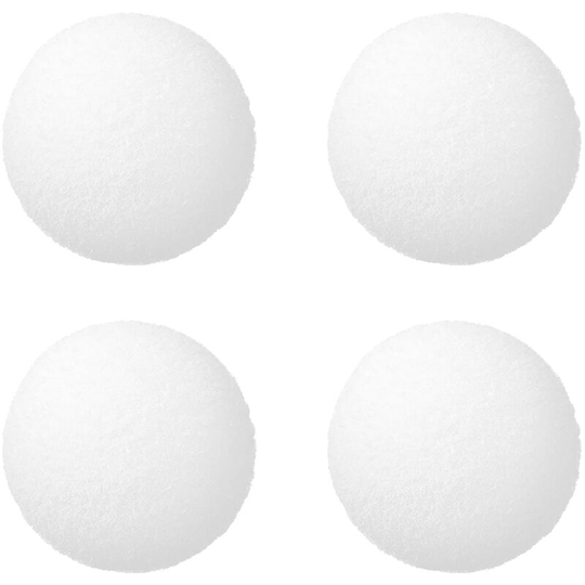 4Pcs White Sponge Filter Balls Eco-friendly Reusable Swimming Pool Cleaning Filter Ball