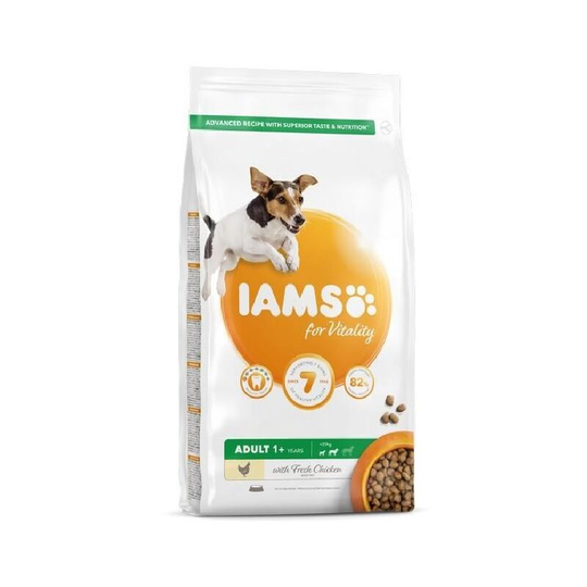 Vitality Adult Small/Medium Breed Chicken Dog Food (2kg) (May Vary) - May Vary - Iams