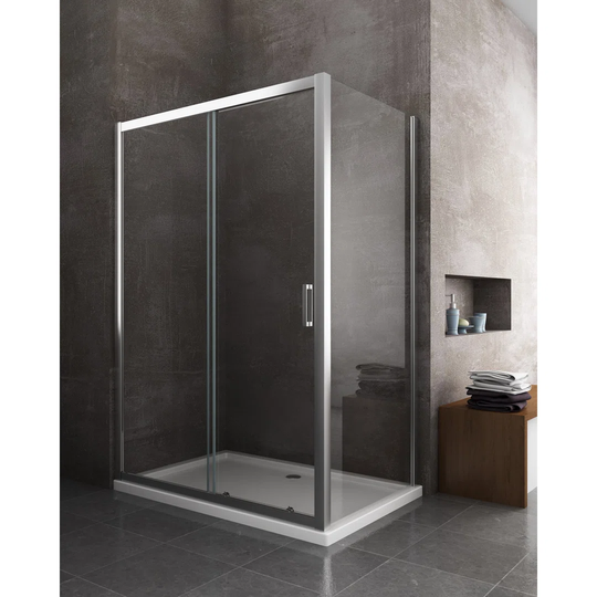 Giacopo Rectangular Shower Enclosure with Tray - 1300 mm
