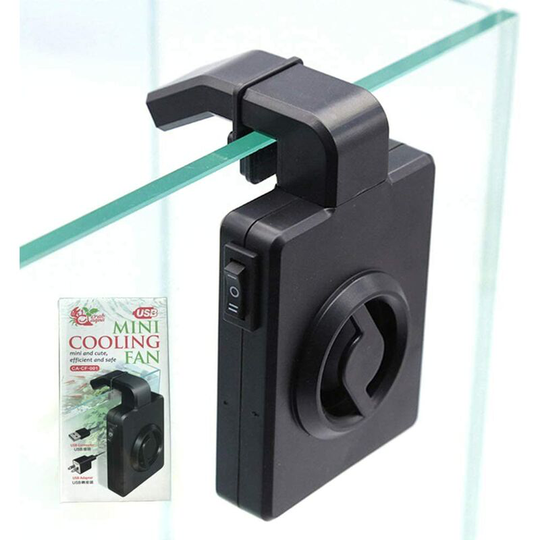 Betterlifegb - usb Aquarium Fan 2 Speed External Cooling Fan for Low Noise Aquarium Air Conditioning Fan Cooler for Aquarium