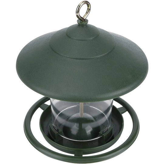Bird Feeder, Plastic Built-in Hanging Hole, Large Opening for Garden Supplies