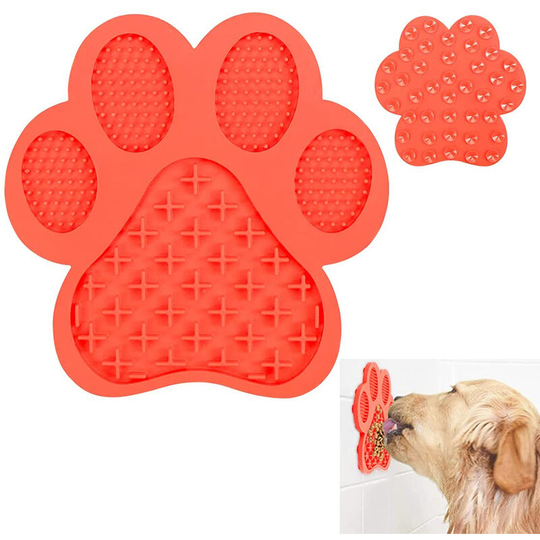 Lick mat for dogs and cats Slow treatment mat with suction cups