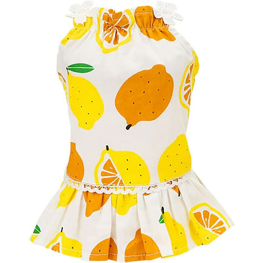 Soekavia - Dog Dress Puppy Skirt Dog Clothes Princess Dresses Tutu co.ukuit Braces Skirt Wedding Cotton Dress for Small Dog Girl Female Cat (xs,