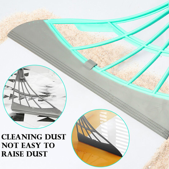 Lifcausal - Magic Broom Window Washing Wiper Silicone Spatula Mop Multifunctional Household Home Floor Glass Scraper Mirror Cleaning Product Green
