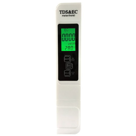 Muff - 3-in-1 tds ec tester, digital water quality tester and drinking water aquarium thermometer