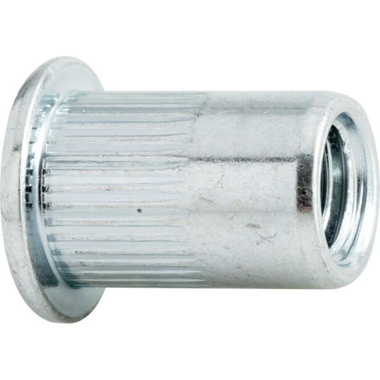 Qualfast - 8-OCH-30 Blind Rivet Nut Cylindrical Open Serrated Shank bzp (BX-250)