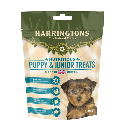 Harringtons Puppy Junior Treats 100g (Pack of 9)
