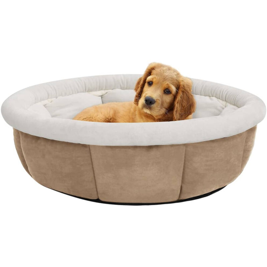 Dog Bed 70x70x26 cm Beige