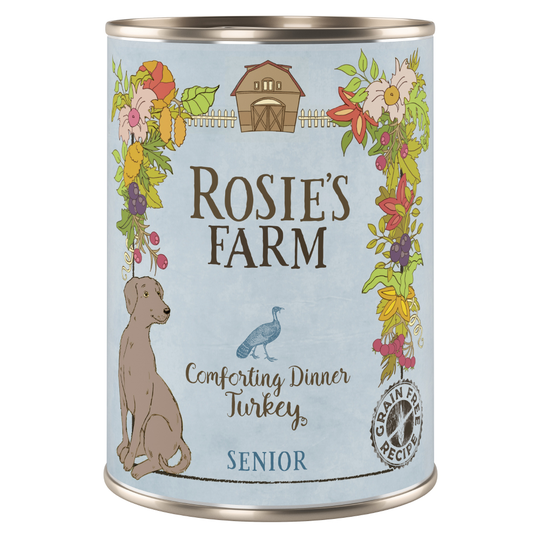 Rosie's Farm Saver Pack 24 x 400g - Senior Turkey (24 x 400g)