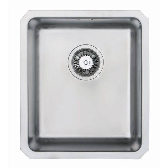 39cm x 45cm Compact Single Bowl Undermount Kitchen Sink