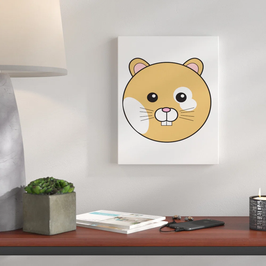 Bonilla Hamster Graphic Art