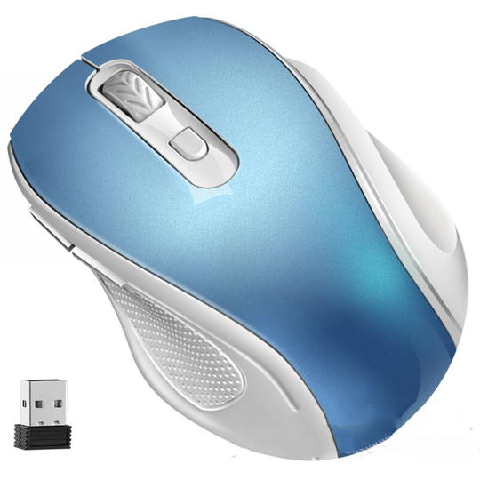 Thsinde - 2.4G Ergonomic wireless mouse - adjustable dpi - blue