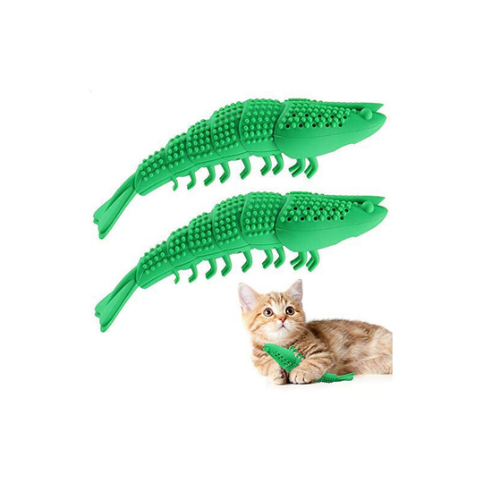 Catnip Toy, Cat Chew Toy, Cat Chew Toy, Silicone Molar, Cat Cleaning Chew Toy, Toothbrush Dental Treats Molar