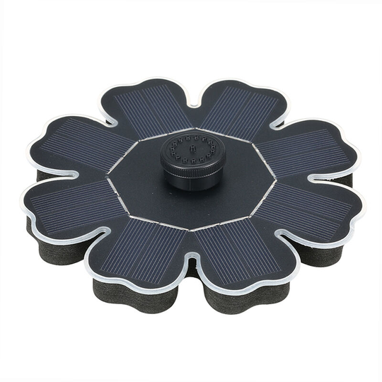 Petal solar floating fountain, bird bath/rockery/pool/garden fountain, brushless direct drive water pump