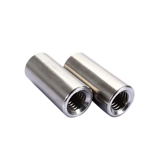 (2) M10x40 A2 STAINLESS STEEL ALLTHREAD SLEEVE ROD BAR STUD ROUND CONNECTOR NUT
