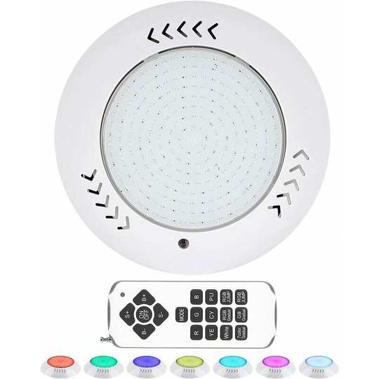 LED Pool Light, 35W Multi-Color RGB Pool Floodlight, IP68 Waterproof Submersible LED Lights with Remote Control for Swimming Pool Decoration Party