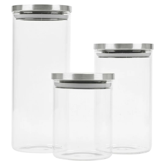 Alpina 3 Piece Storage Jar Set