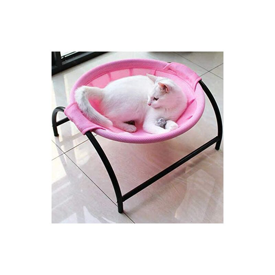 Bearsu - Cat Bed Dog Bed Pet Hammock Bed Free-Standing Cat Sleeping Cat Bed Cat Supplies Pet Supplies Whole Wash Stable Structure Detachable