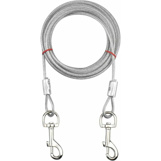 Leash for dogs weighing no more than 80 kg Pet leash Suitable for small, medium or large dogs White 5 m