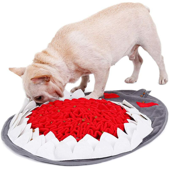 Dog Snuffle Mat Dog Sniffing Mat, Feeding Mat Sniffing Carpet Sniffing Mat Dog Play Mat Feeding Mat Dog Training Mat Dog Sniffing Mat Gray.