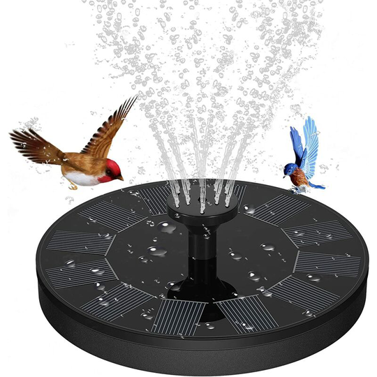 Solar Fountain, Outdoor Garden Fountain Solar Pump for Pond, Ornamental Pond Fountain, Decorative Water Pond Fish Pond Patio Garden Pond