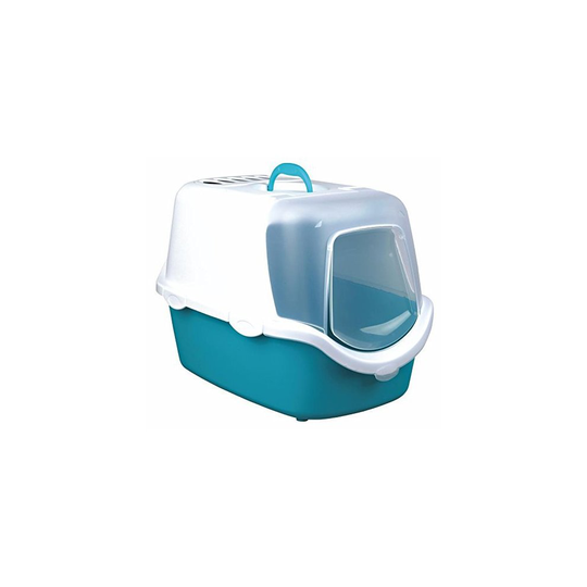 Trixie Vico Easy Clean Cat Litter Tray With Dome, 40 x 40 x 56 Cm, -