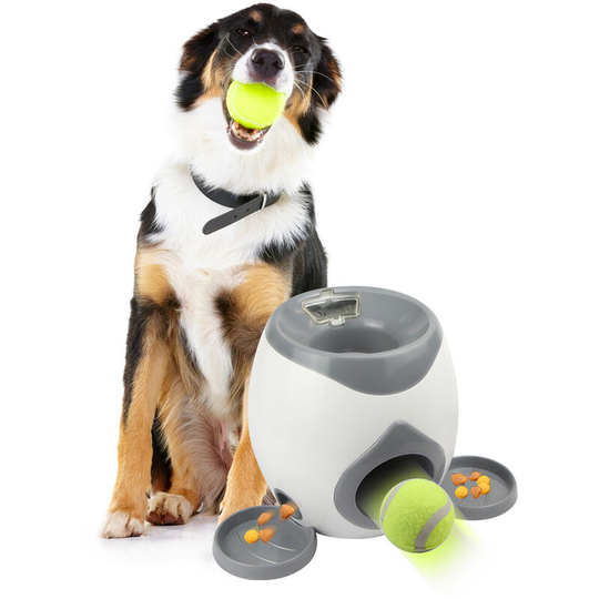 Dog Treat Dispenser Interactive Dog Toy Dog Automatic Ball Snack Reward Machine for Training Dogs