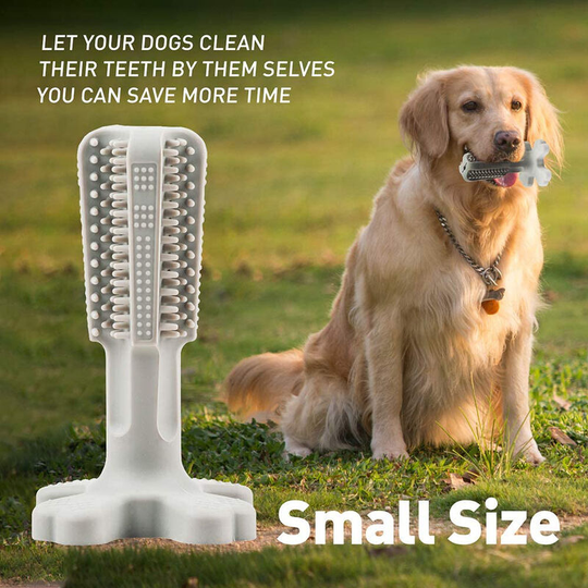 Dog Toy Dog Toothbrush Stick Dog Chew Toys for Medium Large Dogs Puppy Dental Care Brushing Effective Doggy Teeth Cleaning Massager Nontoxic Natural