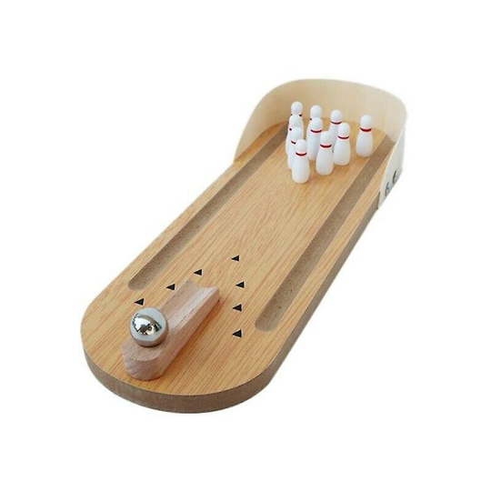 Father's Day Thsinde Parrot Bird Toy Wooden Mini Desktop Bowling Parakeet Intelligence Training Game|Bird Toys