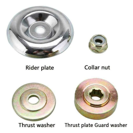 Pack of 10 universal cutting heads for lawn mowers