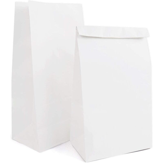 Mini paper bag, white 10, width 9*side 5.5*height 17