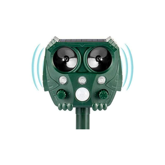 Ultrasonic solar repellent - animal repellent - waterproof - animal repellent - repellent against birds