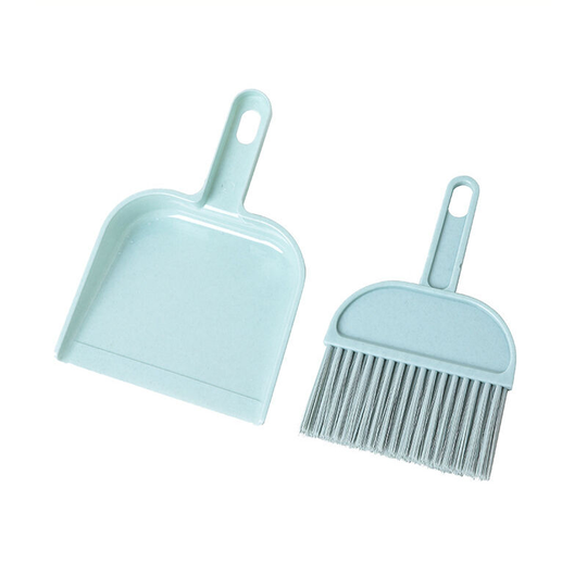 Cage Cleaner for Guinea Pigs, Hamsters, Chinchillas, Rabbits, Reptiles, Hedgehogs and Other Small Animals - Mini Dustpan and Brush Set Pet Feces
