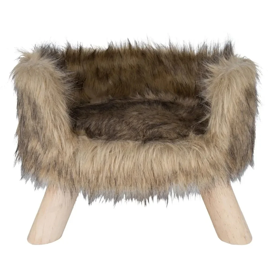 District70 Plush Cat Bed NORDIC Mocca