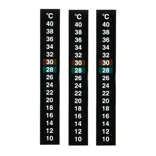 3pcs Thermometer Sticker 10~40 Degree Celsius Fridge Aquarium Temperature Sticker - Muff