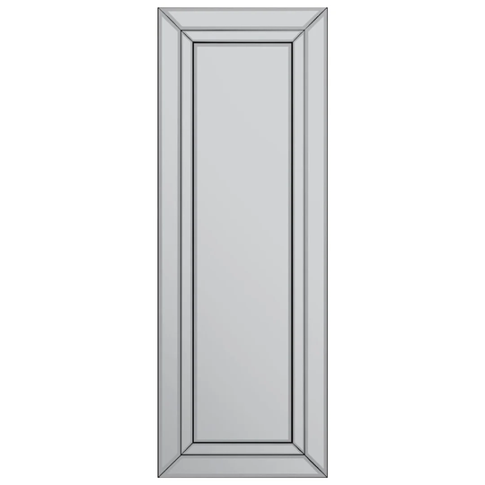 Lauralee Framed Freestanding Cheval Mirror in Black