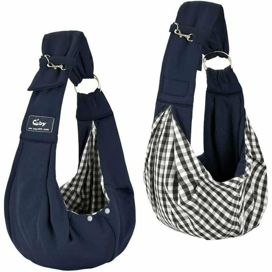 Pet Sling Carrier for Small Dogs Cats Puppy Sling Backpack Pet Shoulder Bag for Travel Adjustable Straps, 1pc