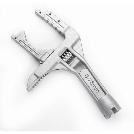 Large opening wrench 6-75mm large opening sink wrench, plumbing wrench for narrow spaces, toilet basin sink drainage faucet nut removal, plumbing
