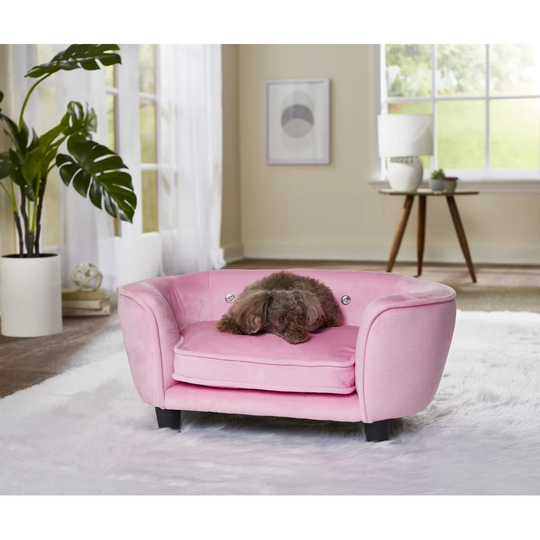 Gillard Dog Sofa in Light Pink