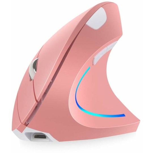 Right-handed wireless vertical mouse Ergonomic rechargeable mouse with 6 buttons compatiblePC laptop