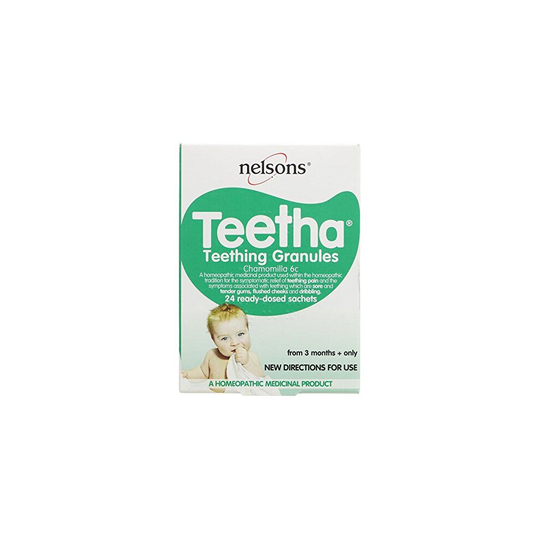 Teetha Teething Granules 24 Ready-Dosed Sachets - 100225 Nelsons x 6