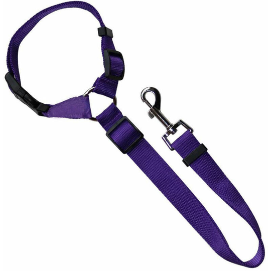 Dog Stuff Practical Dog Cat Lead Harness Strap Dog Stroller Travel Seat Clip Cat Carrier Leash Belt Pet Car Safety Adjustable-C