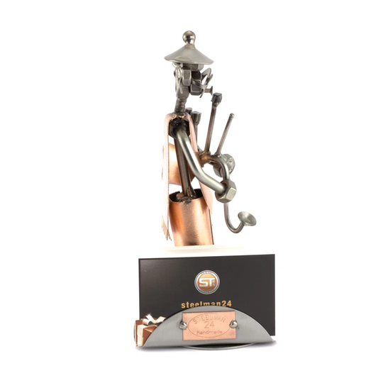 Bagpipe Player Screw Man Place Card Holder